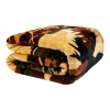 Plush Throw Blanket - Moose Lodge - QUEEN BED 79"x 95" - Faux Fur Blanket For Beds, Sofa, Couch, Picnic, Camping