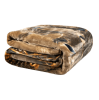 Plush Throw Blanket - Elk Call - QUEEN BED 79"x 95" - Faux Fur Blanket For Beds, Sofa, Couch, Picnic, Camping