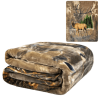 Plush Throw Blanket - Elk Call - QUEEN BED 79"x 95" - Faux Fur Blanket For Beds, Sofa, Couch, Picnic, Camping