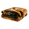 Plush Throw Blanket - DJ Jahman - QUEEN BED 79"x 95" - Faux Fur Blanket For Beds, Sofa, Couch, Picnic, Camping