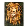Plush Throw Blanket - DJ Jahman - QUEEN BED 79"x 95" - Faux Fur Blanket For Beds, Sofa, Couch, Picnic, Camping