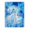 Plush Throw Blanket - Polar Bear - QUEEN BED 79"x 95" - Faux Fur Blanket For Beds, Sofa, Couch, Picnic, Camping