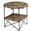 Camouflage Foldable Camping Table with 4 Cup Holders