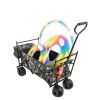 Folding Wagon Garden Shopping Beach Cart (Camouflage)