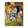 Plush Throw Blanket - Dog Pile - QUEEN BED 79"x 95" - Faux Fur Blanket For Beds, Sofa, Couch, Picnic, Camping