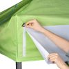 10X10ft EZ Pop Up Canopy Folding Gazebo/Light Green