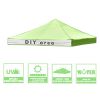 10X10ft EZ Pop Up Canopy Folding Gazebo/Light Green