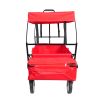 Shopping Beach Cart Folding Wagon (Red)