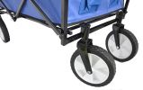 Garden Shopping Beach Cart folding wagon (Blue)