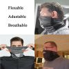 New Windproof Face Scarf Snood Outdoor Sunscreen Headscarf Scarves Wraps Bandana Random Color