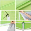 10X10ft EZ Pop Up Canopy Folding Gazebo/Light Green