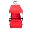 Shopping Beach Cart Folding Wagon (Red)