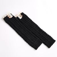 Thermal boot cover lace foot cover (Color: Black)