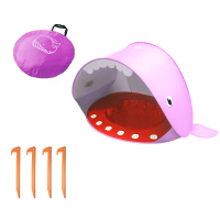 New Stylish Kids Beach Holiday Shade Splash Tent (Color: Shark Pink)