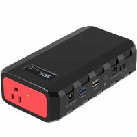 88.8Wh|65Watts Portable Laptop Charger with AC Outlet, A Super Travel Portable Battery Pack & Power Bank for HP, Notebooks, MacBook, Laptops (Color: Black)