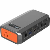 88.8Wh|65Watts Portable Laptop Charger with AC Outlet, A Super Travel Portable Battery Pack & Power Bank for HP, Notebooks, MacBook, Laptops (Color: Grey)