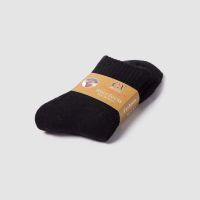 FitVille Warm Cozy Wool Socks Pack of 3 (Color: Black)