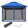 Tent Top Blue and Black