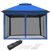 Tent Top Blue and Black (Warehouse: GA02)