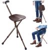Walking Stick with Seat Copper