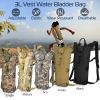 Tactical Hydration Pack 3L Water Bladder Adjustable Water Drink Backpack for Hiking Cycling Climbing Running