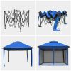 Tent Top Blue and Black