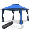 Tent Top Blue and Black